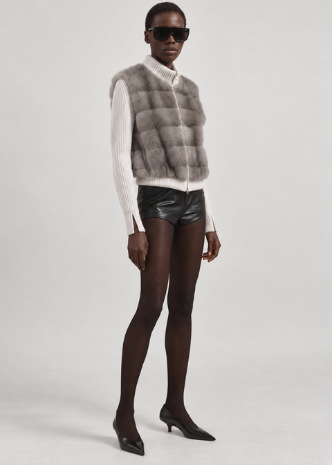 Cashmere and Mink Jacket