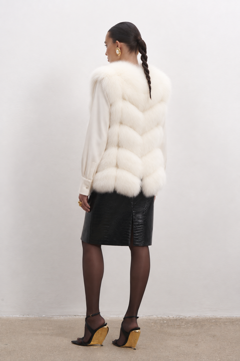 Sleeveless Fox Gilet