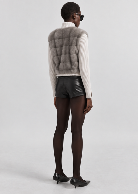 Cashmere and Mink Jacket