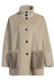Wool & Mink Pocket Coat
