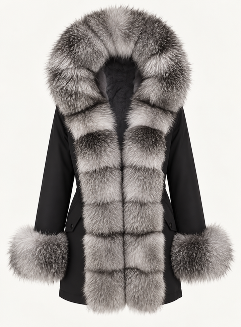 Lined Fox Fur Parka