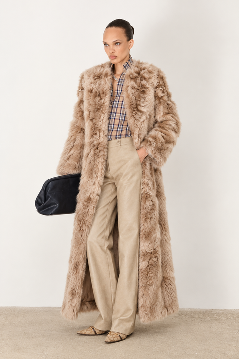Long Tuscan Shearling Coat