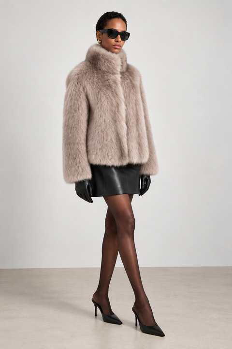 Cappotto in shearling
