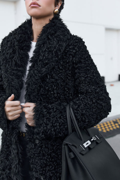 Long Tuscan Shearling Coat