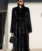 Black Faux Fur Coat