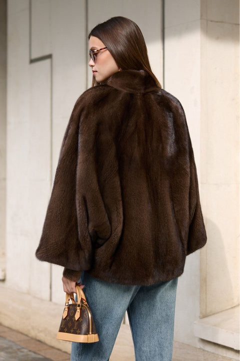 Short Brown Mink Coat