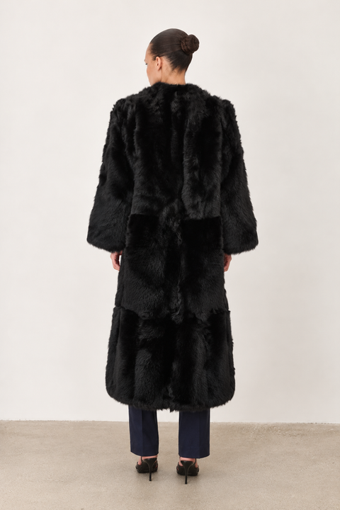 Long Tuscan Shearling Coat