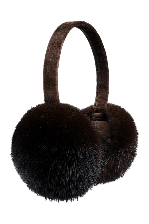 Brown Mink Earmuffs