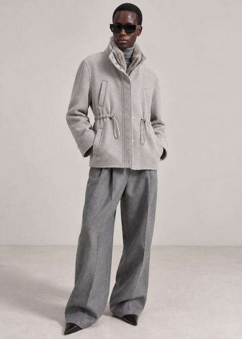 Convertible 2-in-1 Cashmere Jacket
