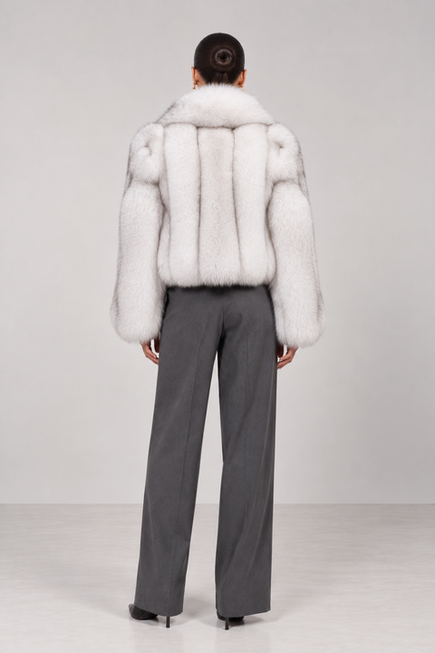 Natural Artic Fox Fur Coat