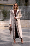 Cashmere Coat with Mink
