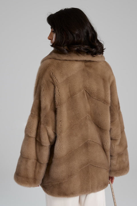 Short Mink Fur Coat