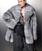 Silver Fox Fur Coat