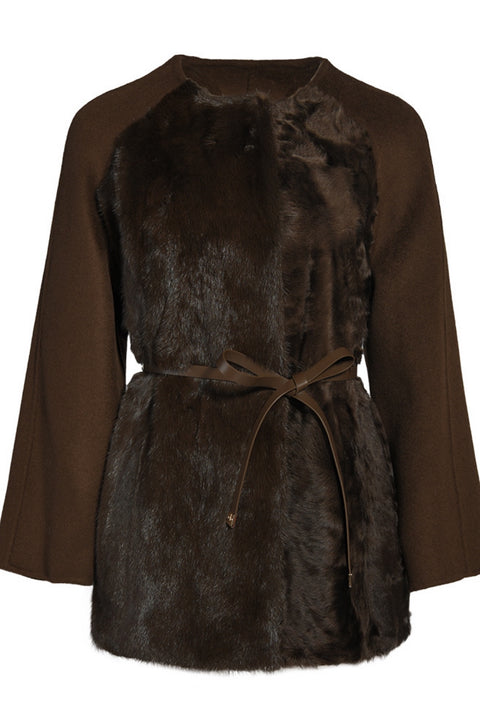 Short Cashmere with Mink