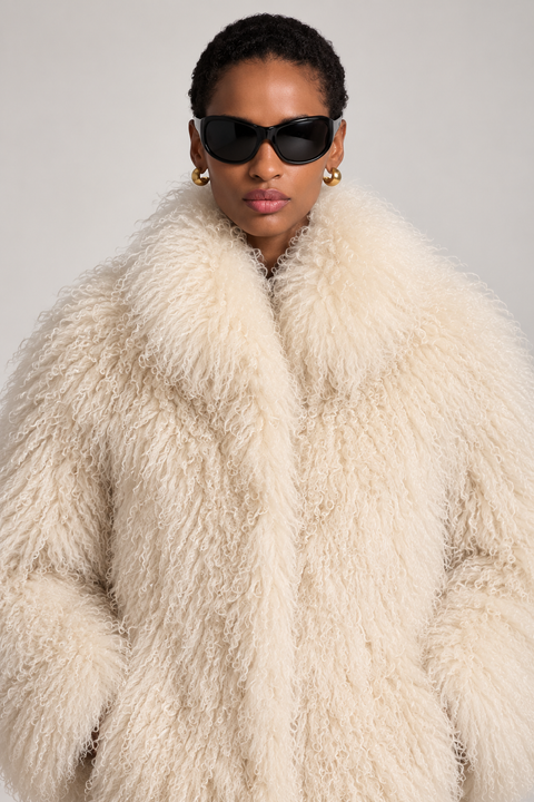 Cappotto mongolo lungo