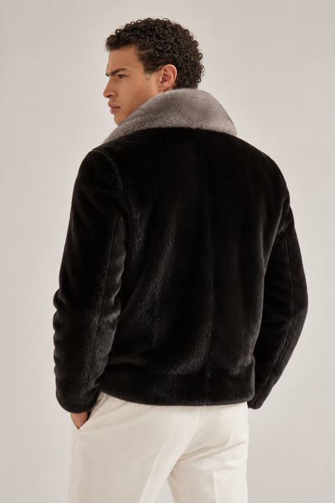 Echte Herrenjacke aus Vollmink