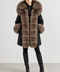 Parka doublée en fourrure de renard