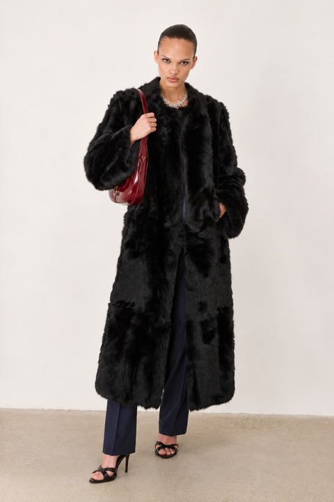 Long Tuscan Shearling Coat