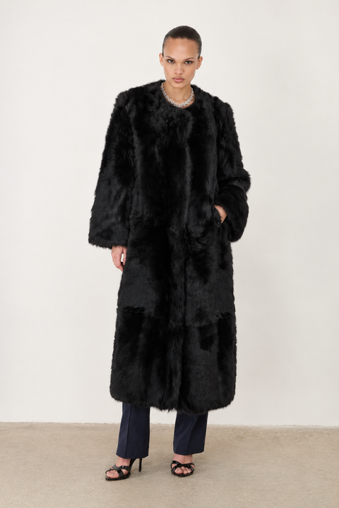 Long Tuscan Shearling Coat