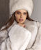 Natural White Fox Fur Hat